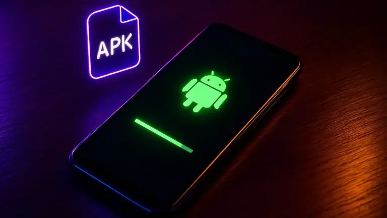 Installing the 600VIP Android app from the APK file on a smartphone