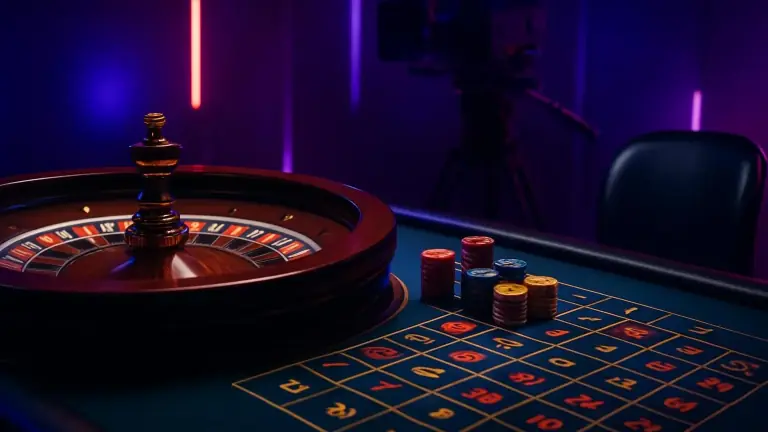 Live dealer at a roulette table in the 600VIP live casino